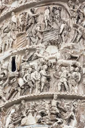 Rom, Italien. Trajanssäule.